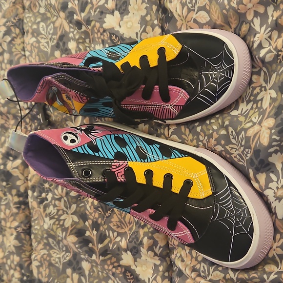 Disney Shoes - Disney Black and Yellow High-Top Sneakers